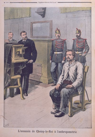 The Assassin of Choisy-le-Roy Being Photographed Before Professor Bertillon, from 